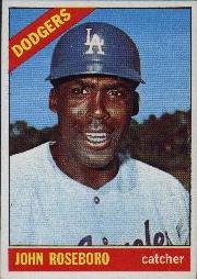 1966 Topps Baseball Cards      189     John Roseboro